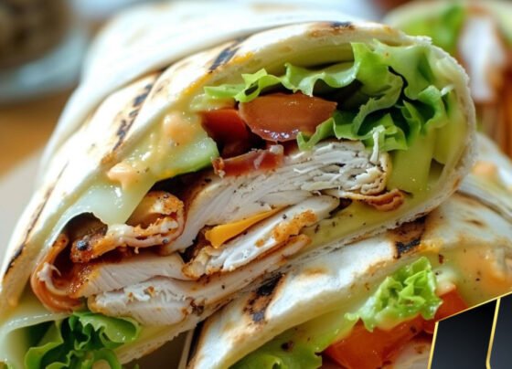 Turkey Ranch Club Wrap prepared at home with simple ingredients and clear steps.