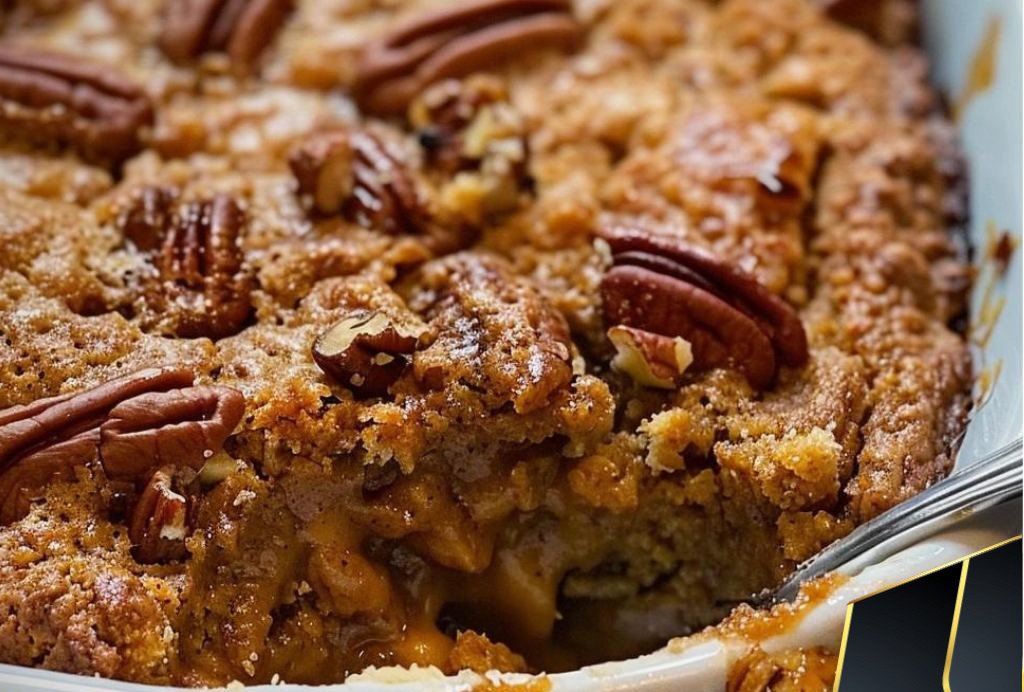 Pumpkin Pecan Cobbler