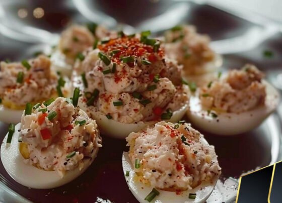 Tuna stuffed deviled eggs prepared at home with simple ingredients and clear steps.