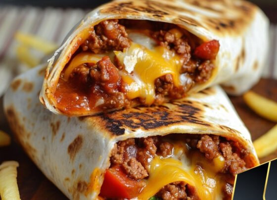 Sloppy Joe Grilled Burritos prepared at home with simple ingredients and clear steps.
