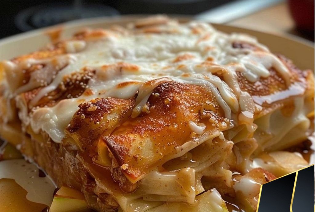 Apple Cinnamon Lasagna Roll