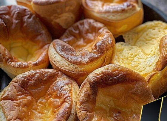 Yorkshire puddings prepared at home with simple ingredients and clear steps.