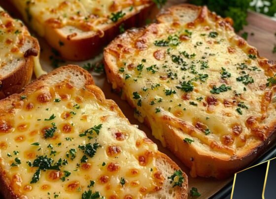 Cheesy Texas Toast prepared at home with simple ingredients and clear steps.