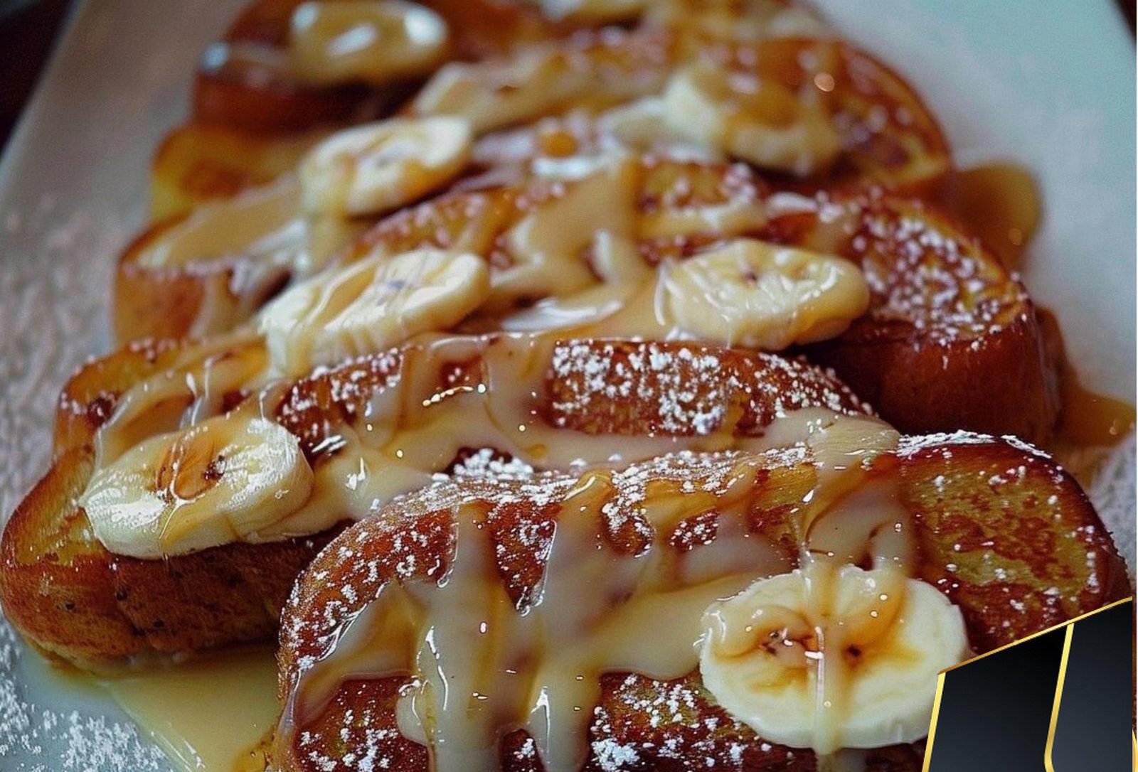 Banana Pudding Stuffed French Toast