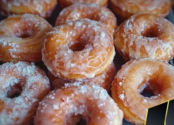 Old fashioned cake donuts prepared at home with simple ingredients and clear steps.