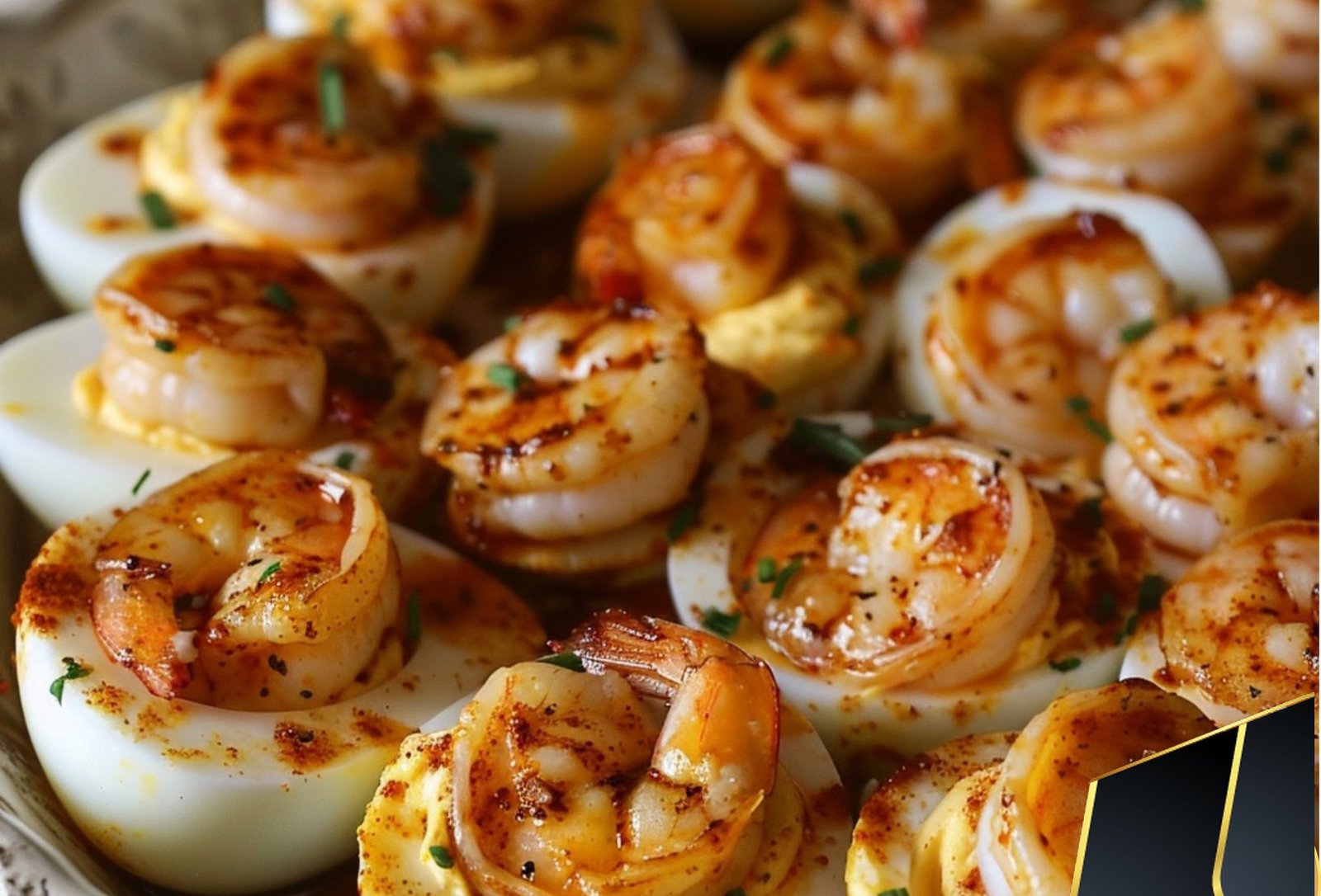 Cajun Shrimp Deviled Eggs