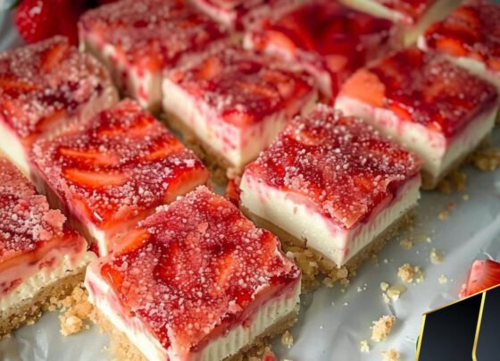Strawberry Shortcake Cheesecake Bars prepared at home with simple ingredients and clear steps.