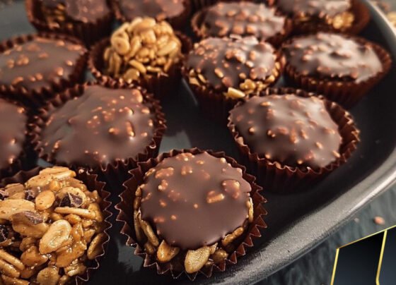 Peanut Butter Balls with Chocolate Rice Krispies prepared at home with simple ingredients and clear steps.