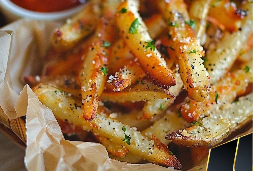Baked Garlic Parmesan Fries