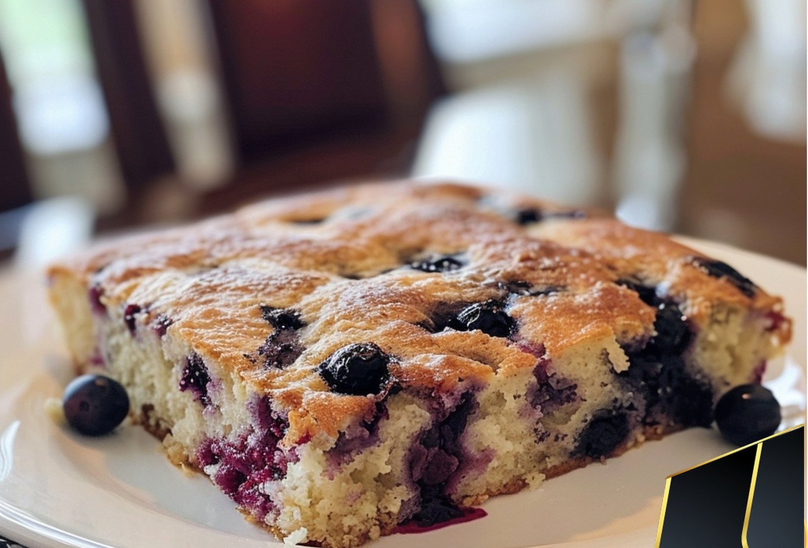 Blueberry Buttermilk Breakfast Cake