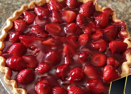 Big Boy’s Fresh Strawberry Pie prepared at home with simple ingredients and clear steps.