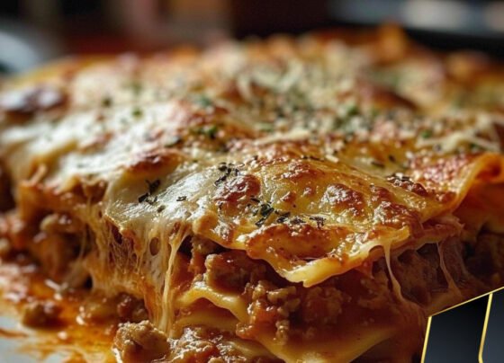 Homemade Lasagna prepared at home with simple ingredients and clear steps.