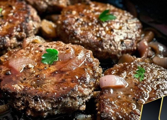 Hamburger Steak Patties prepared at home with simple ingredients and clear steps.