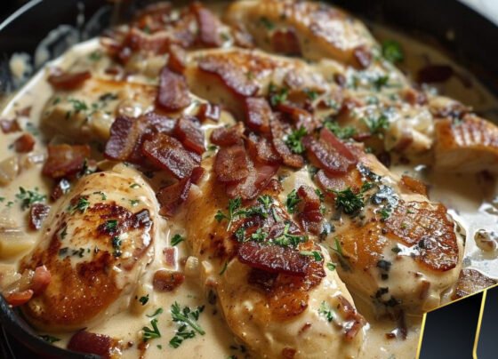 Creamy Bacon Chicken prepared at home with simple ingredients and clear steps.