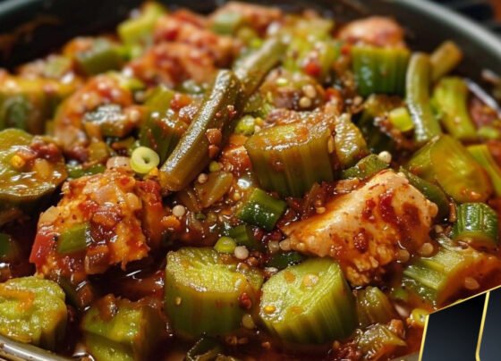 Okra Stew prepared at home with simple ingredients and clear steps.