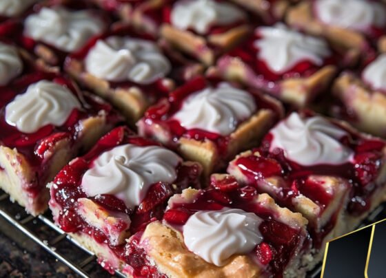 CHERRY BARS prepared at home with simple ingredients and clear steps.