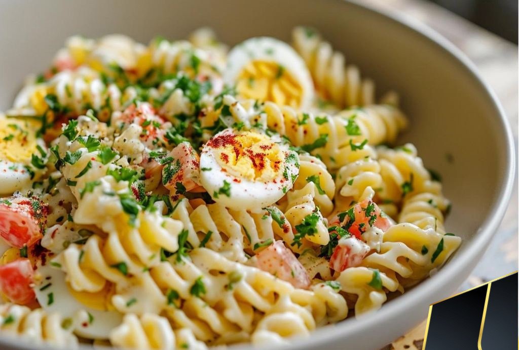 Deviled Egg Pasta Salad
