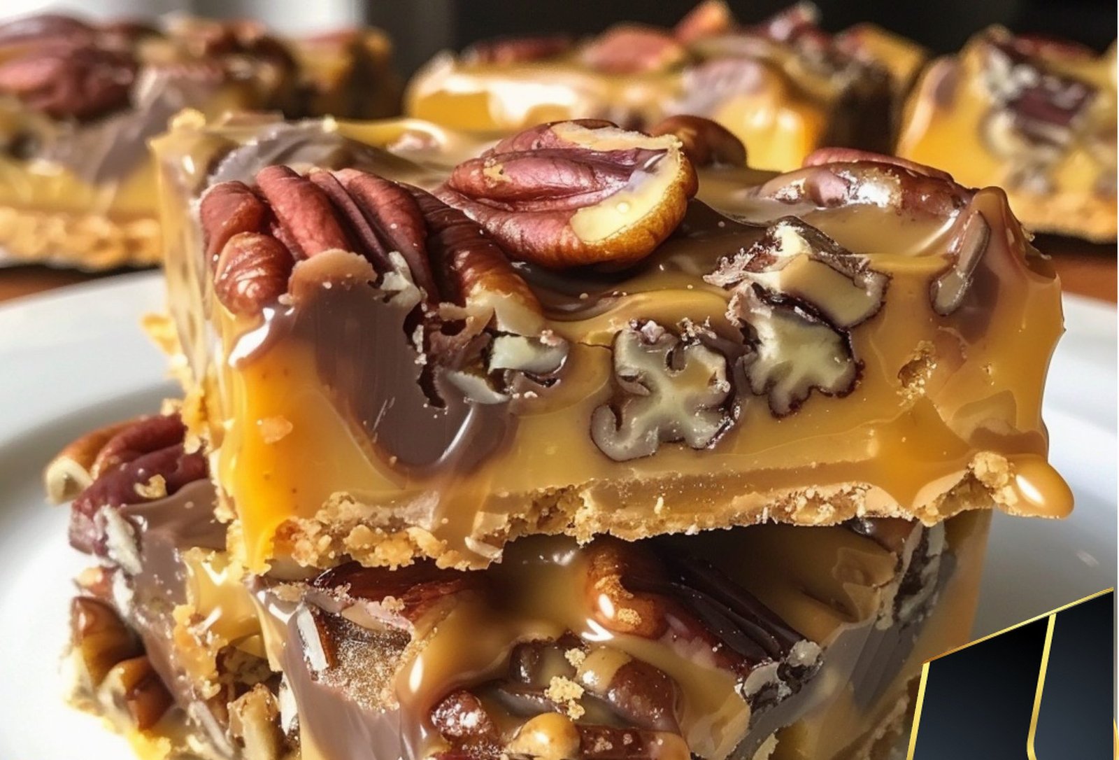 Caramel Pecan Dream Bars