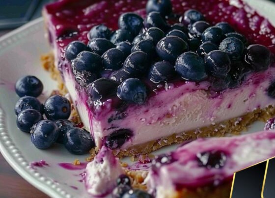 Fresh Blueberry Cheesecake prepared at home with simple ingredients and clear steps.