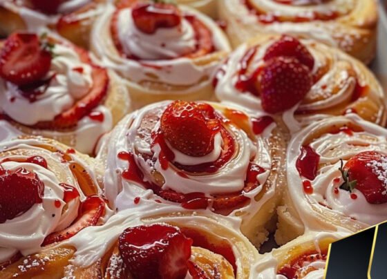 Strawberry Cream Cheese Rolls prepared at home with simple ingredients and clear steps.