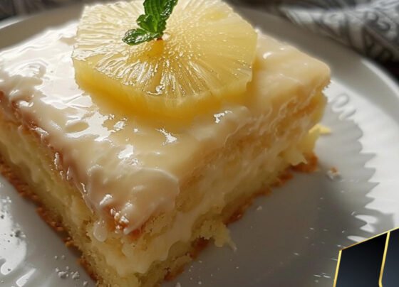 Moist Pineapple Cake prepared at home with simple ingredients and clear steps.