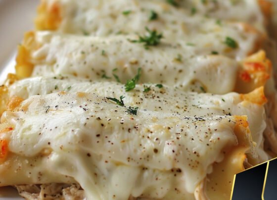 Chicken Alfredo Lasagna Rolls prepared at home with simple ingredients and clear steps.