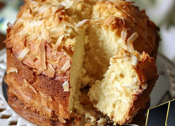 Coconut Cream Cheese Pound Cake prepared at home with simple ingredients and clear steps.