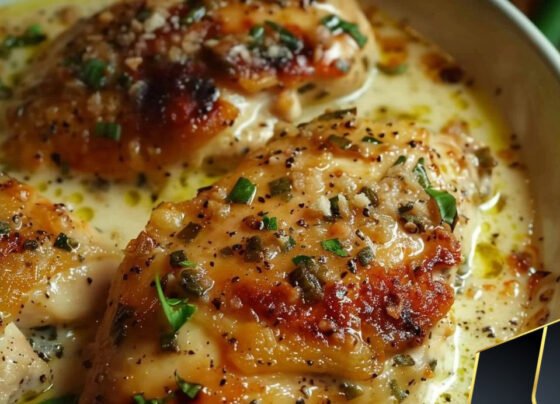 Creamy Garlic Parmesan Chicken prepared at home with simple ingredients and clear steps.