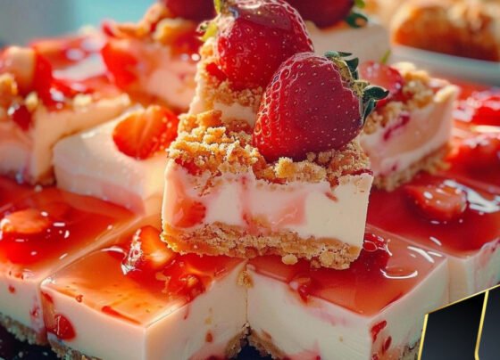 Strawberry Cheesecake Bars prepared at home with simple ingredients and clear steps.
