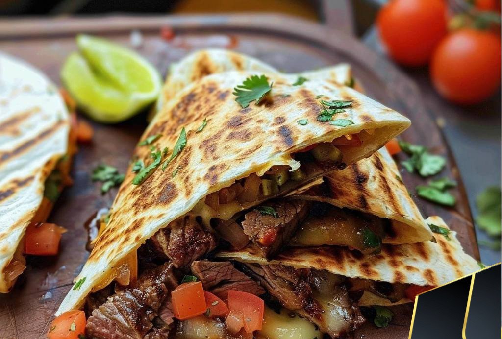 Loaded Steak Quesadillas