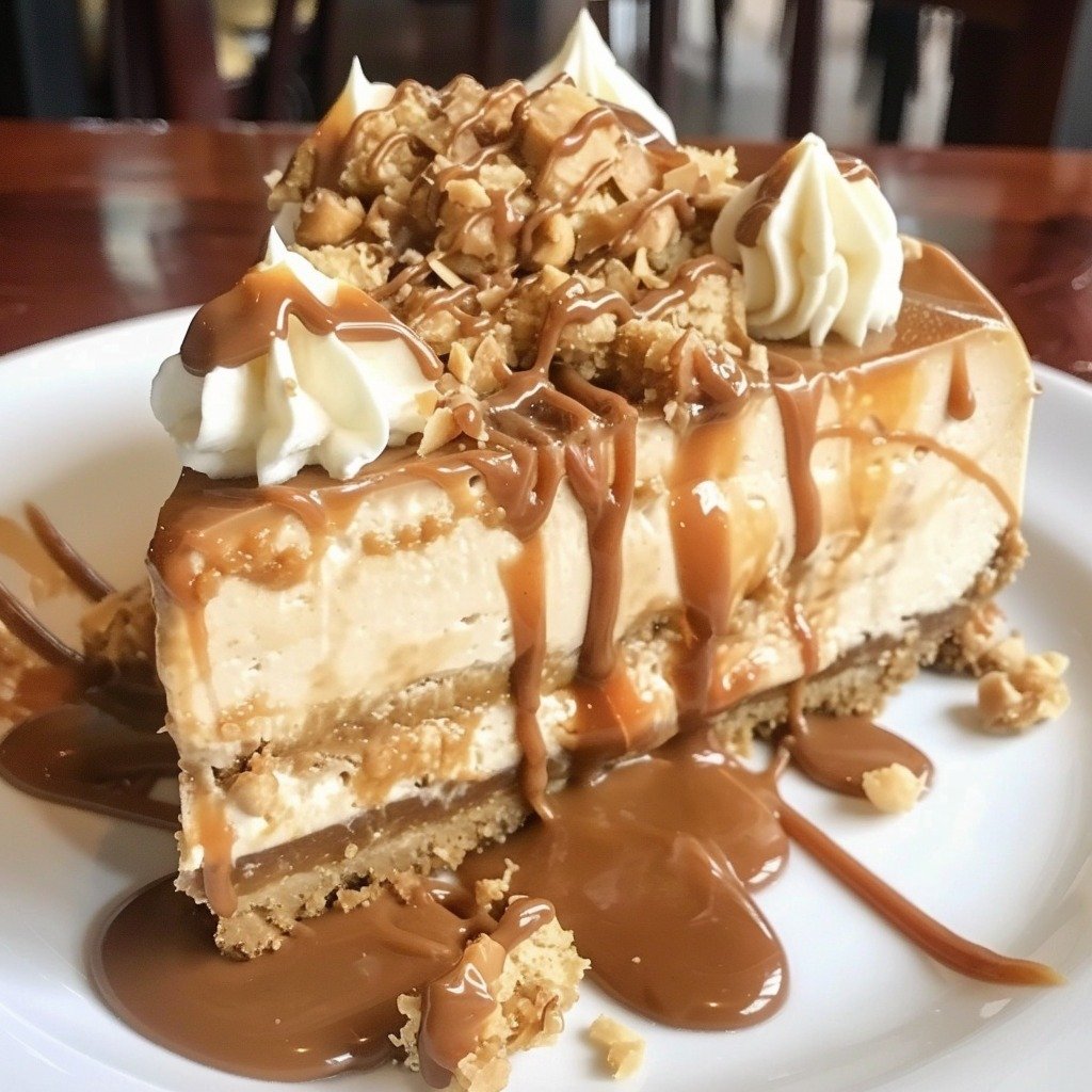 White Chocolate Peanut Butter Cheesecake