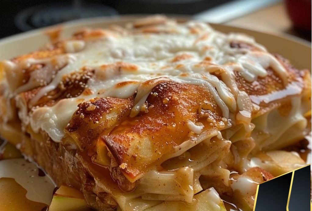Apple Cinnamon Lasagna Roll