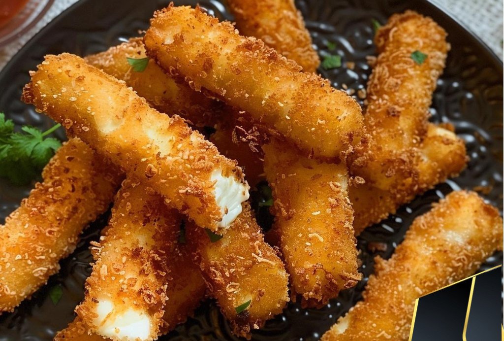 Homemade Fried Mozzarella Sticks