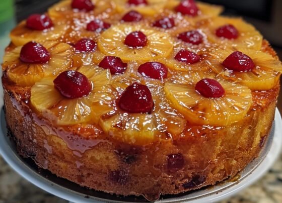 Pineapple Upside Down Cake prepared at home with simple ingredients and clear steps.