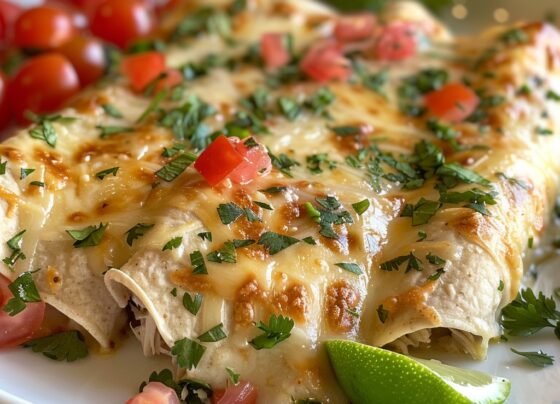 White Chicken Enchiladas prepared at home with simple ingredients and clear steps.