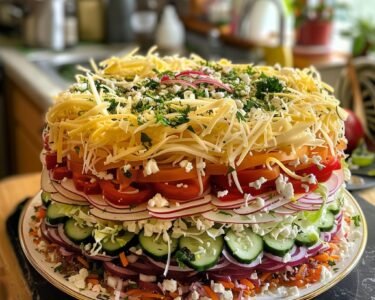 Seven-Layer Salad prepared at home with simple ingredients and clear steps.