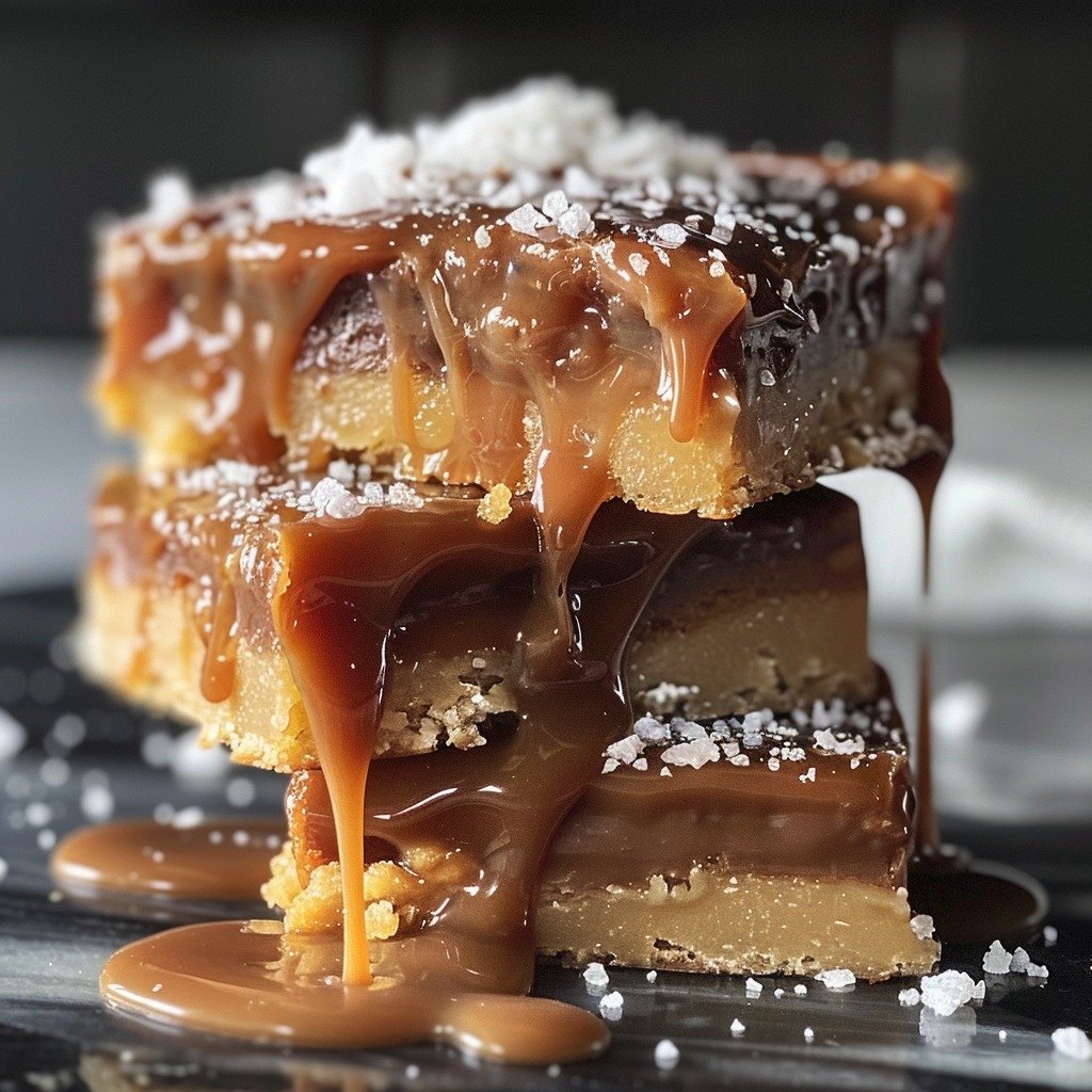 Salted Caramel Butter Bars