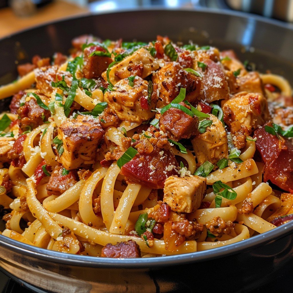 Chicken and Chorizo Pasta