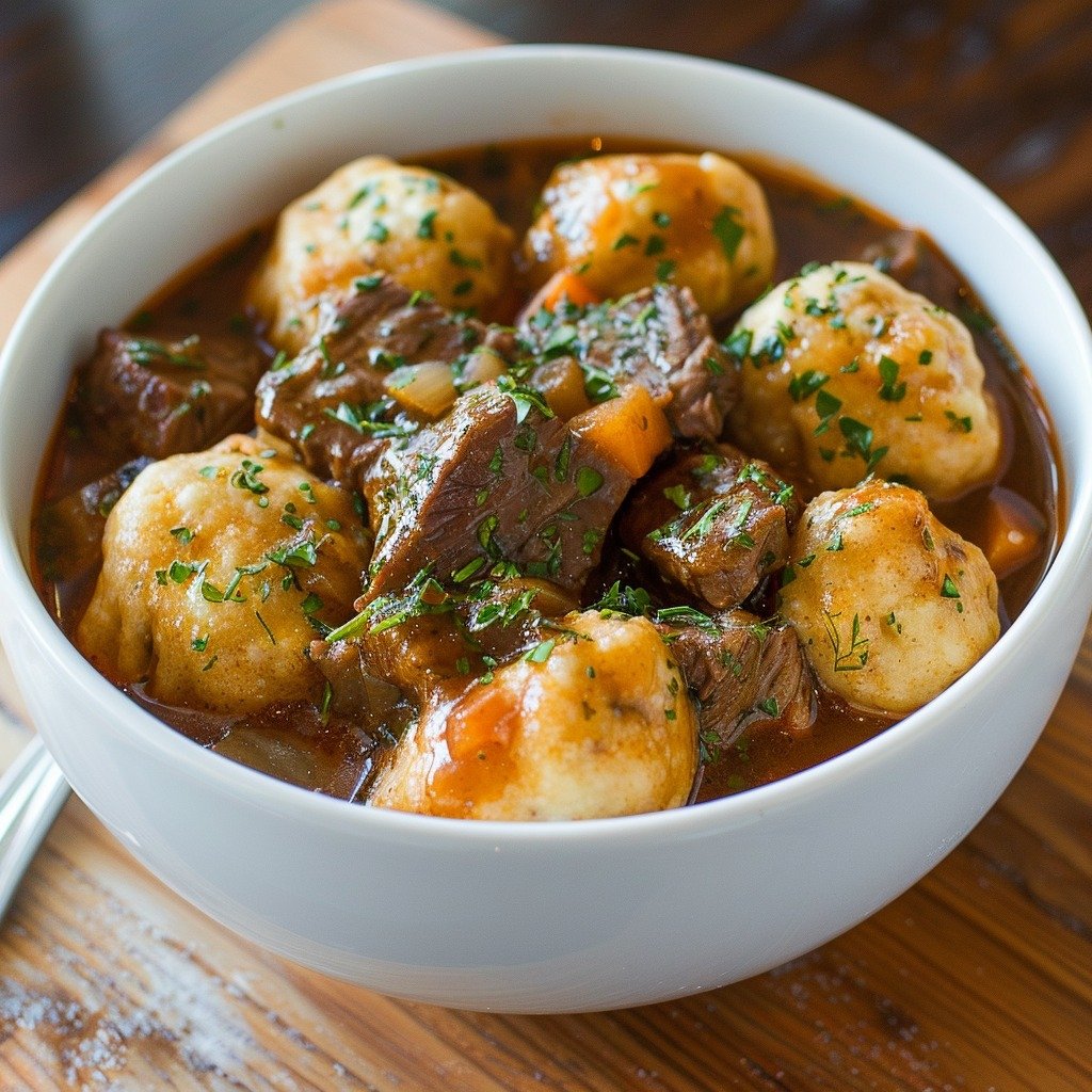 Beef Stew with Dumplings