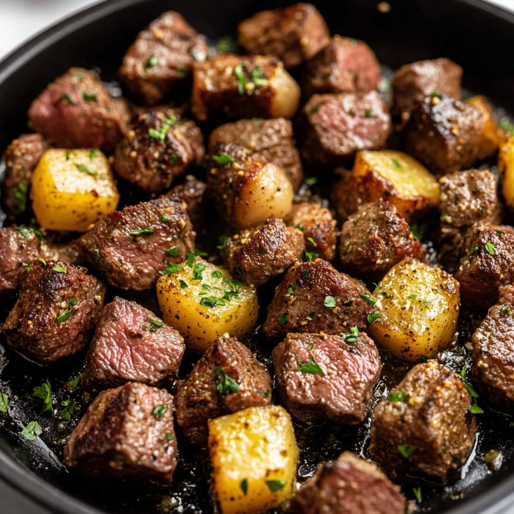 Garlic Butter Steak Bites Recipe