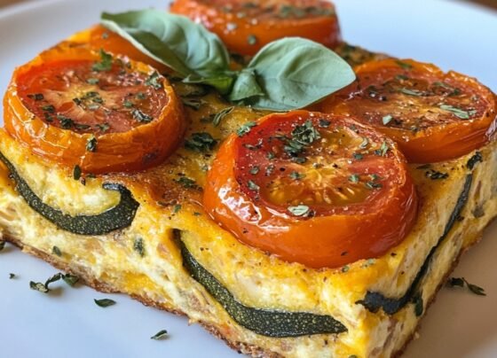A Squash and Tomato Oven Frittata is a delightful