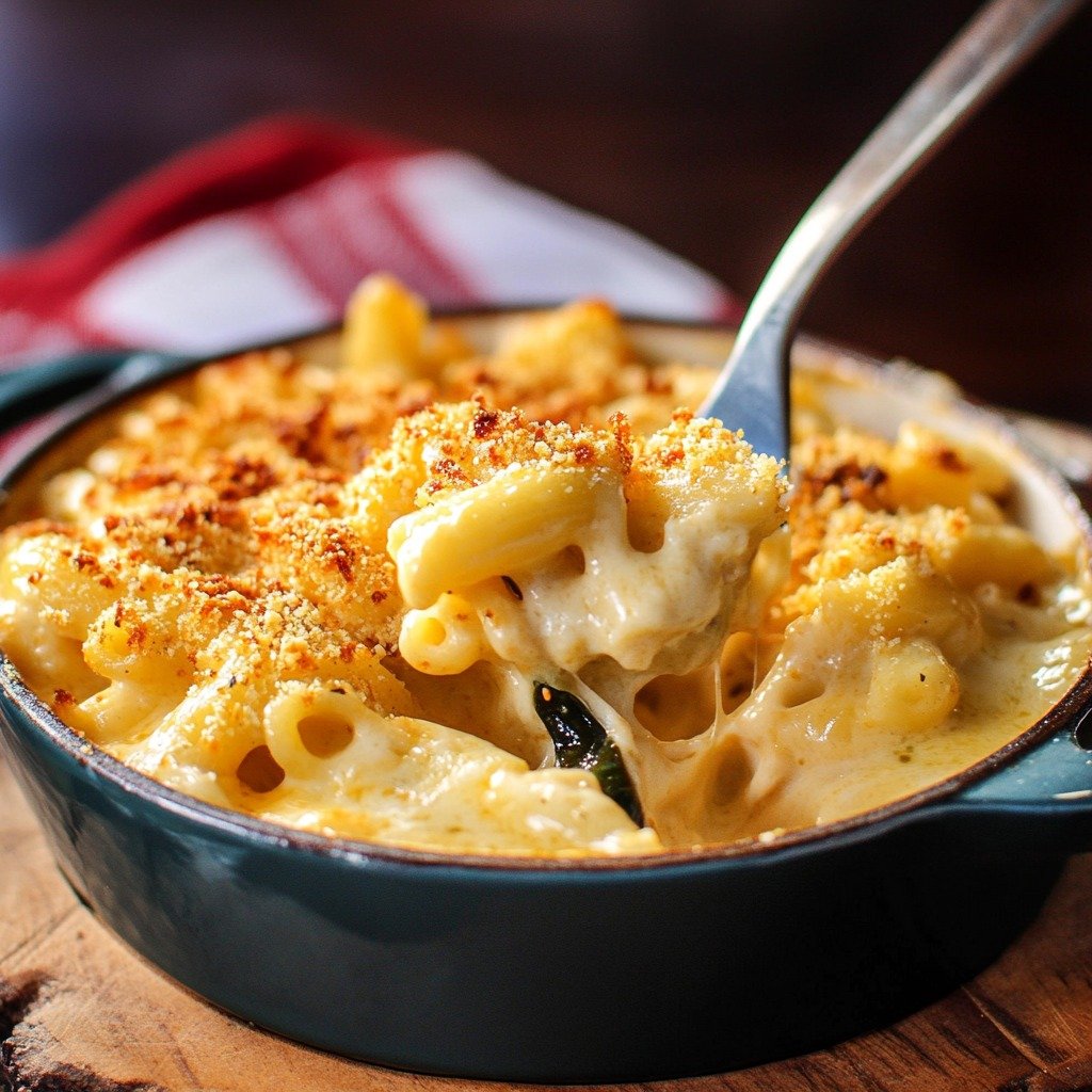 Poblano Smoked Gouda Mac and Cheese