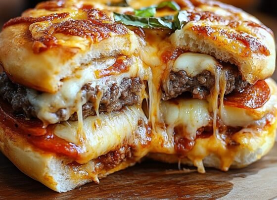 The Pizza Burger Pie prepared at home with simple ingredients and clear steps.