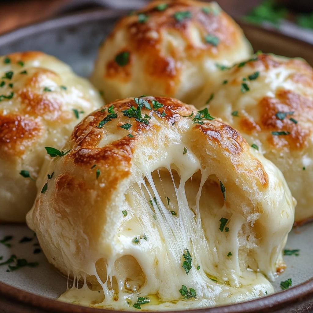 PILLSBURY BISCUIT GARLIC BUTTER CHEESE BOMBS
