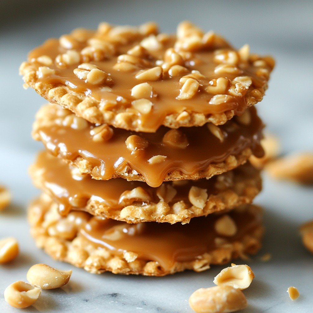 Caramel Peanut Ritz Cracker Treats