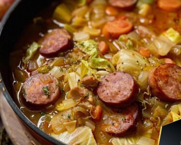 Cabbage Soup With Smoked Sausage prepared at home with simple ingredients and clear steps.