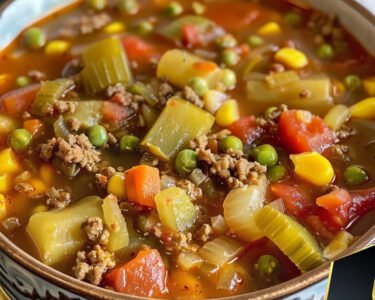 Best Ever Easy Vegetable Beef Soup prepared at home with simple ingredients and clear steps.