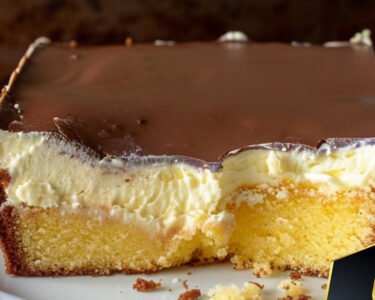 Boston Cream Poke Cake prepared at home with simple ingredients and clear steps.