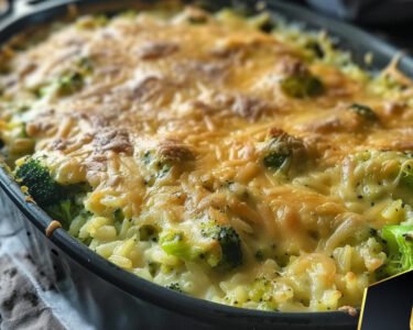 Broccoli Rice Cheese and Chicken Casserole prepared at home with simple ingredients and clear steps.