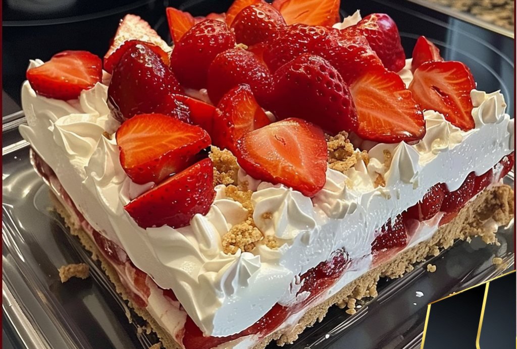 Strawberry Cream Cheese Icebox Cake Recipe